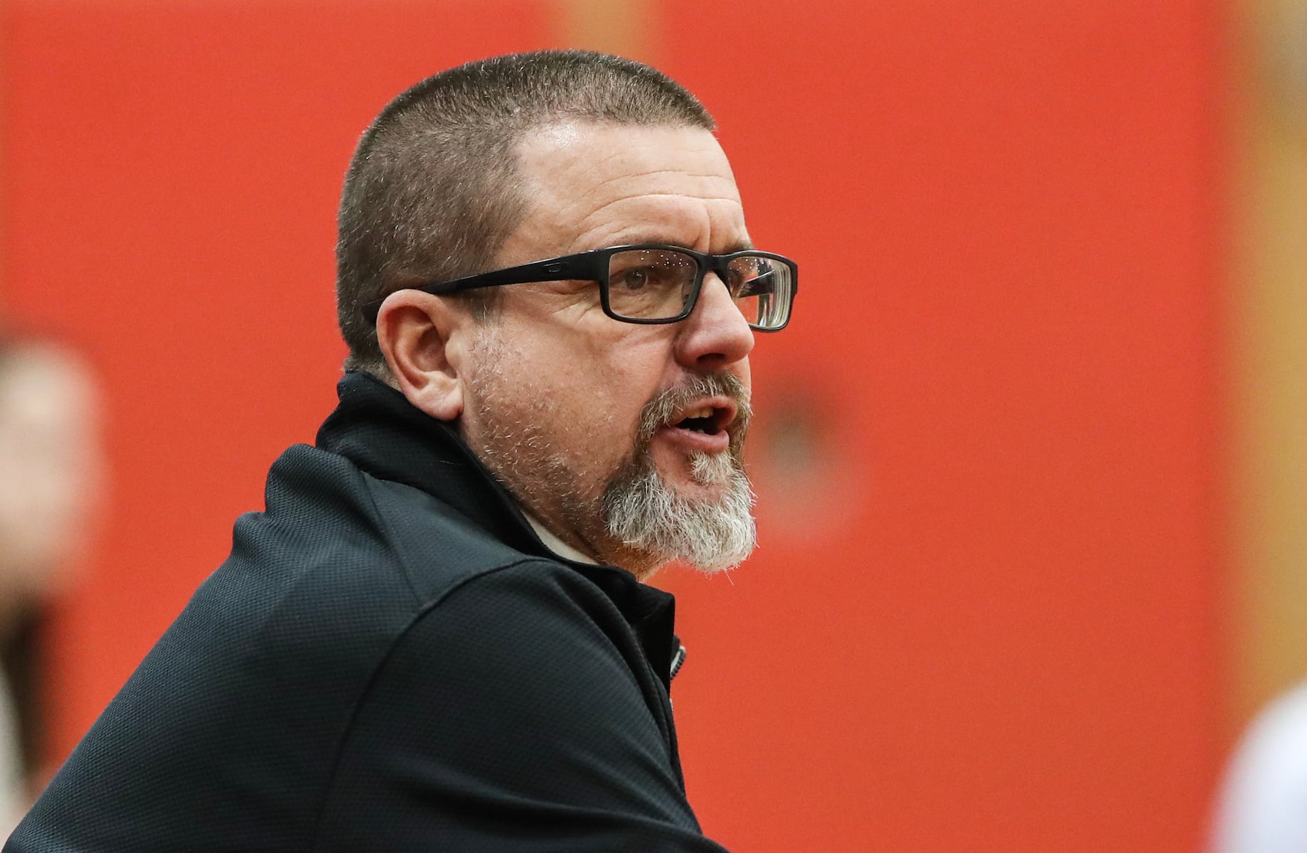 Woodbridge head coach Bobby Timinski during the girls basketball game between Woodbridge and East Brunswick at Woodbridge High School in Woodbridge, NJ on 2/2/26.