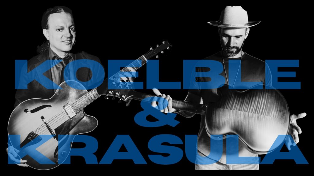 Orlando musicians Bobby Koelble and John Krasula team up for a guitar summit at Blue Bamboo