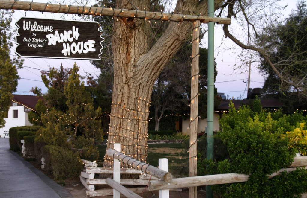 The entrance to Bob Taylor's Original Ranch House in Centennial Hills is seen in this file imag ...