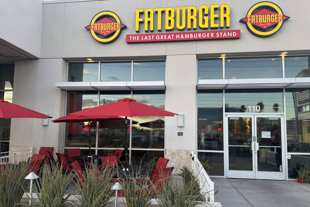 A look at the new Fatburger at 365 Hughes Center Drive, Suite 110, in Las Vegas. (Bobbi Feinstein)