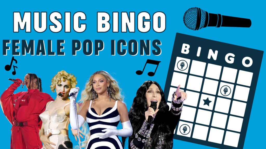 Female Pop Icons Music Bingo at Craft Putt! – Event_Image [EVENT]