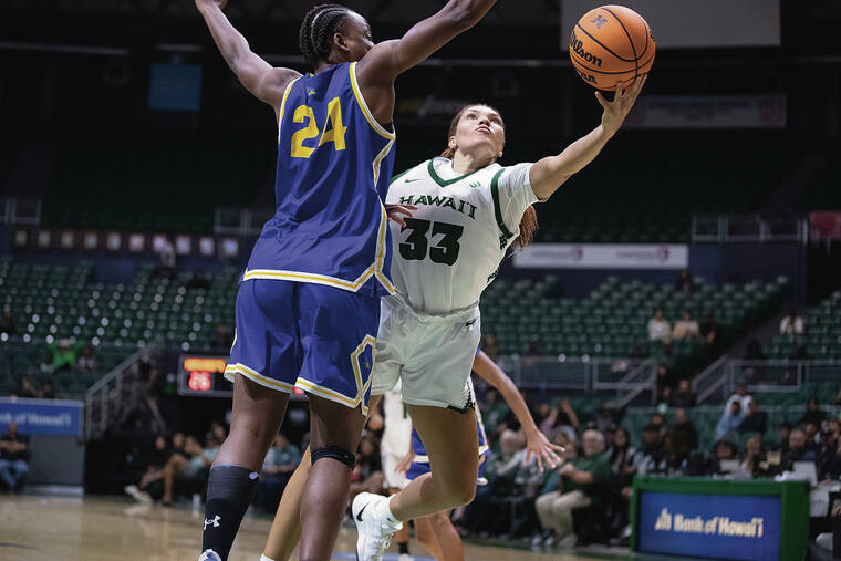 Wahine rebound after rough start to beat Bakersfield