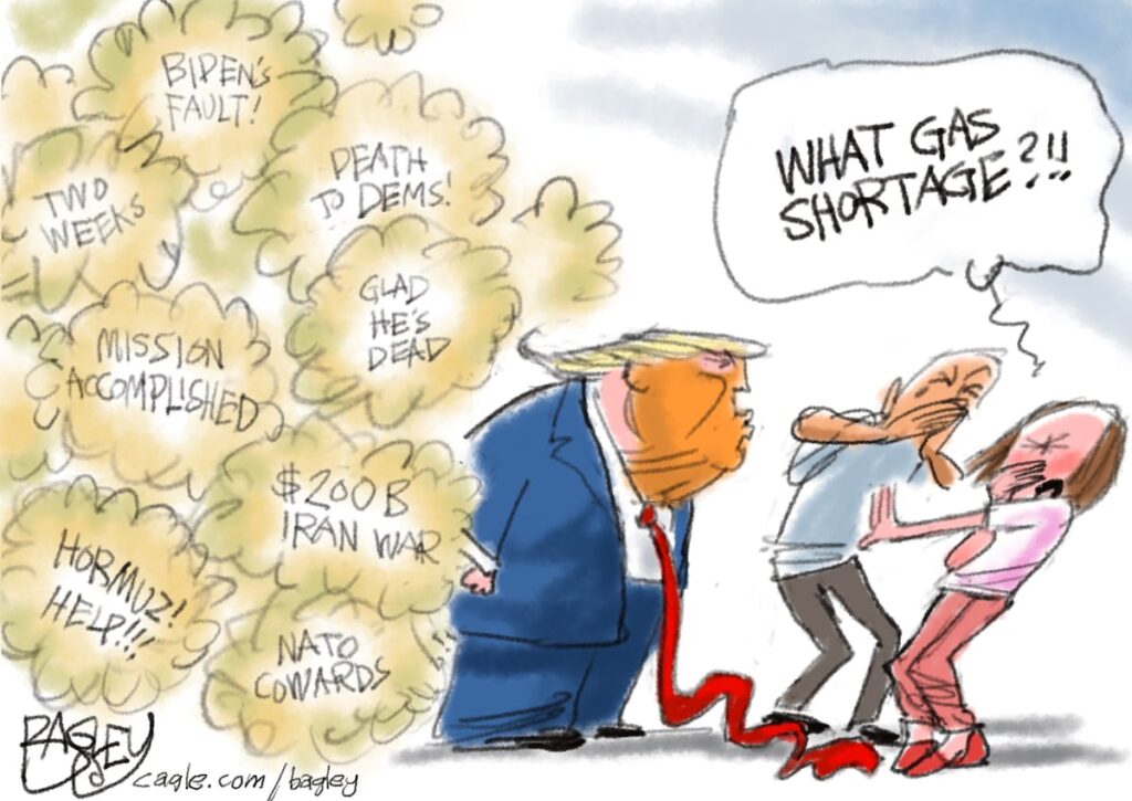 Bagley Cartoon: Gas Bag - The Salt Lake Tribune