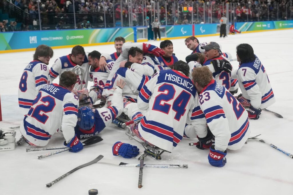 U.S.A. beats Canada to win fifth straight Paralympic sled hockey gold medal