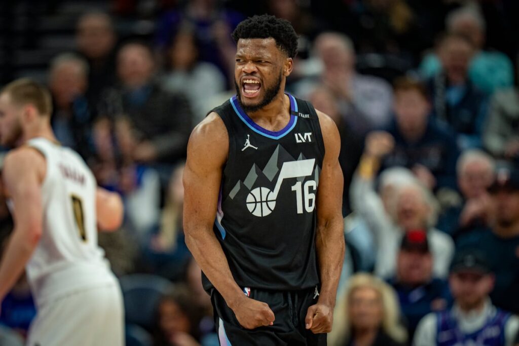 Why Utah Jazz two-way player Elijah Harkless guarded NBA MVP Nikola Jokic