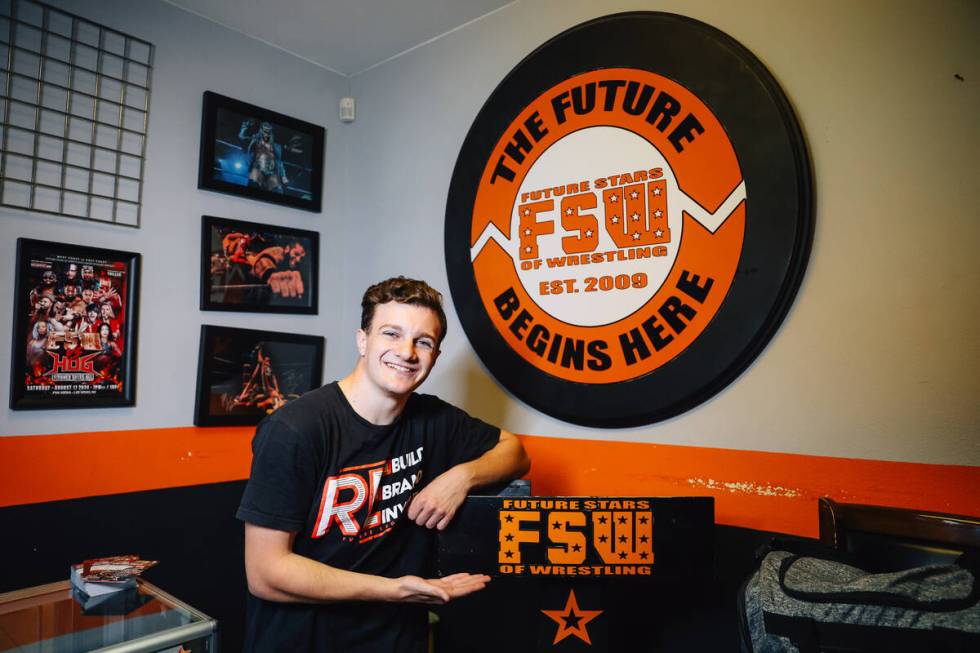 Bodhi Young Prodigy poses for a portrait at Future Stars of Wrestling Wednesday, March 18, 2026 ...