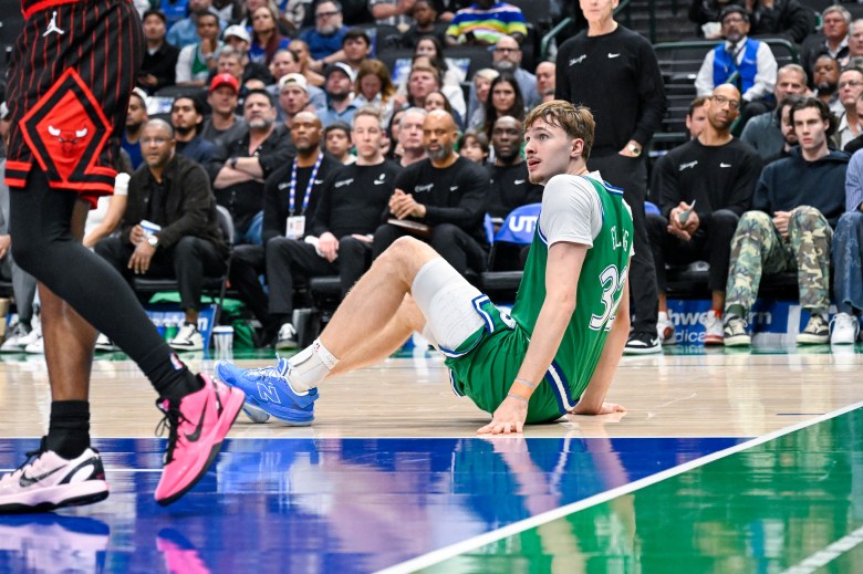 Cooper Flagg leaves final game of rookie season early with injury