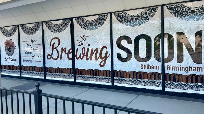 Coffee shop opening soon in Birmingham