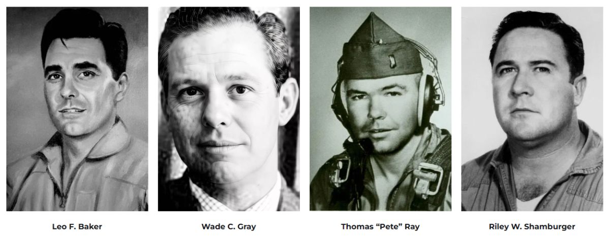 black and white headshots of alabama servicemen