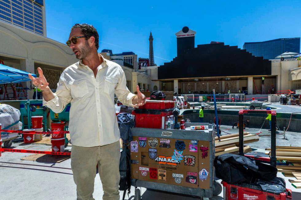 Jason Strauss, co-CEO at Tao Group Hospitality, talks about the progress as construction contin ...