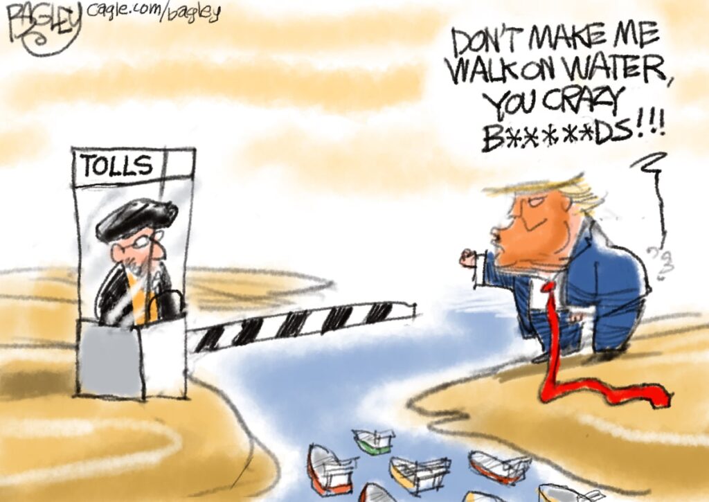 Bagley Cartoon: Strait Man - The Salt Lake Tribune