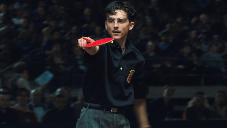 What to watch this weekend: Timothée Chalamet in a scene from "Marty Supreme," now streaming on HBO Max.