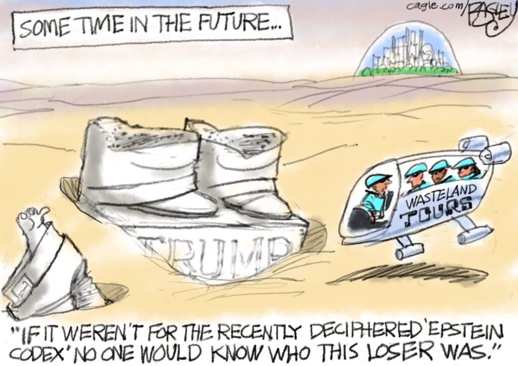 Bagley Cartoon: Ozymandias Revisited - The Salt Lake Tribune