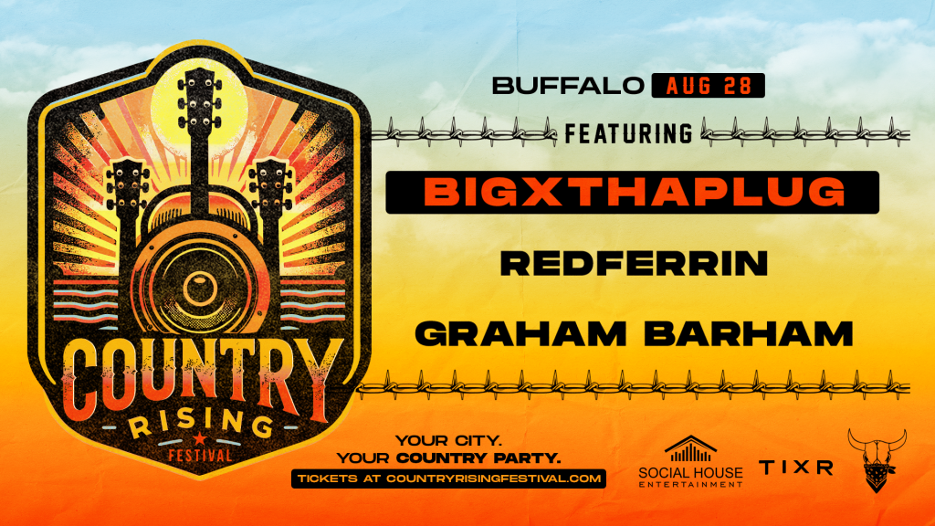 From the Creators of Tacos & Tequila, COUNTRY RISING FESTIVAL Debuts in Buffalo August 28