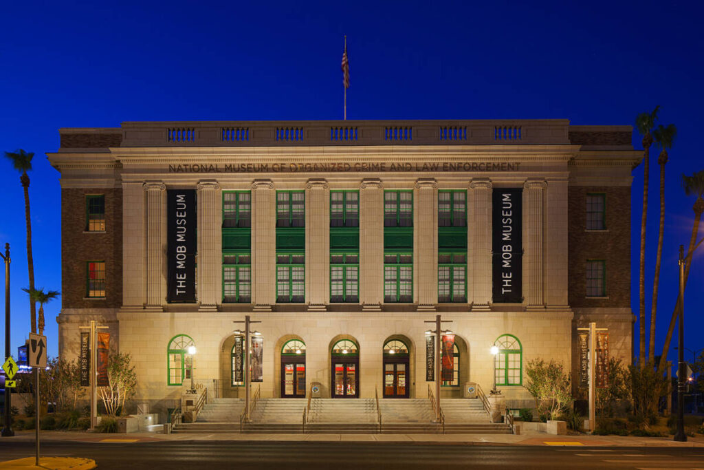 The exterior of The Mob Museum in Las Vegas, Nevada is shown in this undated photo. (Mob Museum)
