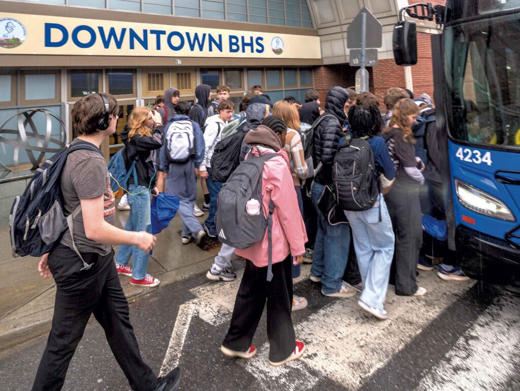 Burlington High School Prepares to Move Out of the Old Macy’s
