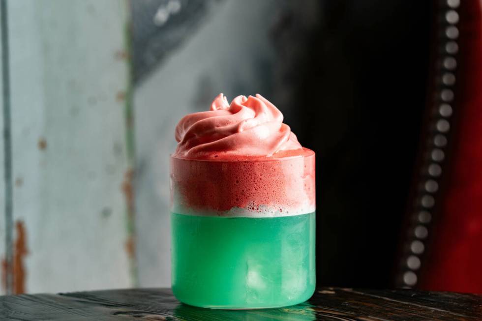 The Life Aquatic from the Wes Anderson-inspired menu at Doberman Drawing Room. (Angelo Clinton)