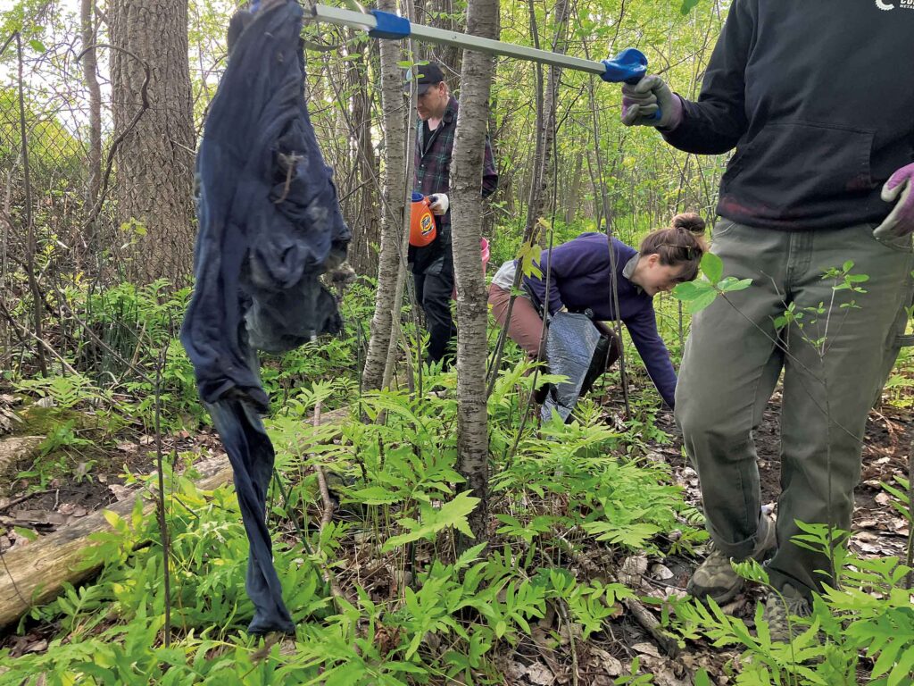 Queen City Volunteers Pitch In to Clean Up Trouble Spots