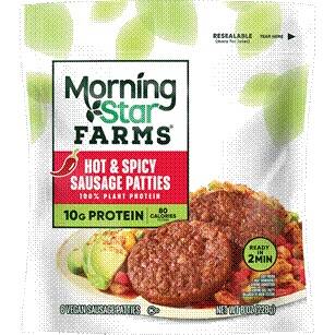 COURTESY HAWAII DEPARTMENT OF HEALTH
                                MorningStar Farms Hot & Spicy Sausage Patties.