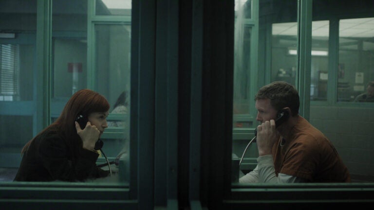 What to watch this weekend: Britt Lower as Rachel Mills and Sam Worthington as David Burroughs in "I Will Find You," now streaming on Netflix.