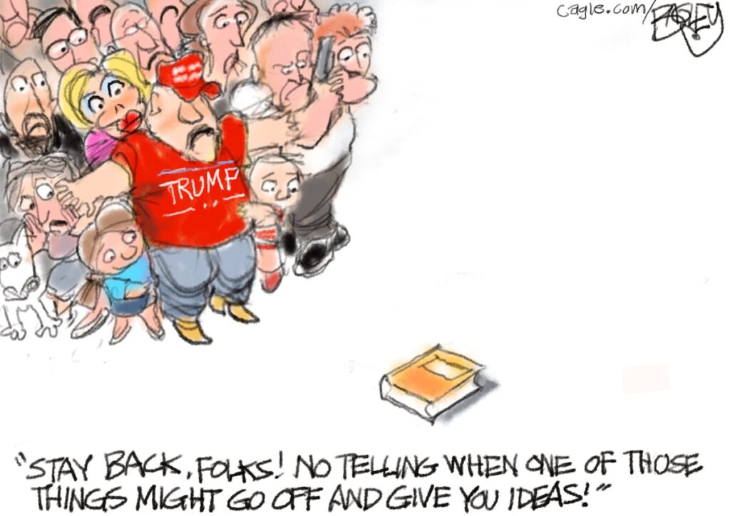 Bagley Cartoon: The Power of Books