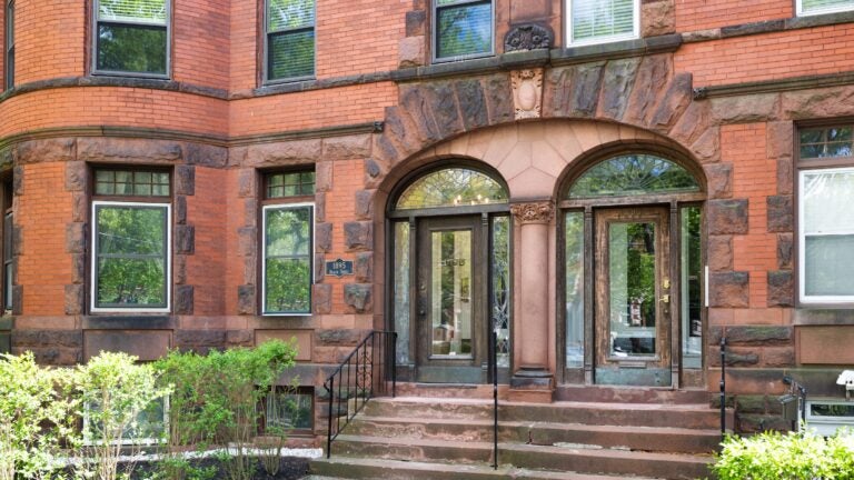 Garden-level condo in classic Brookline brownstone for under $600k