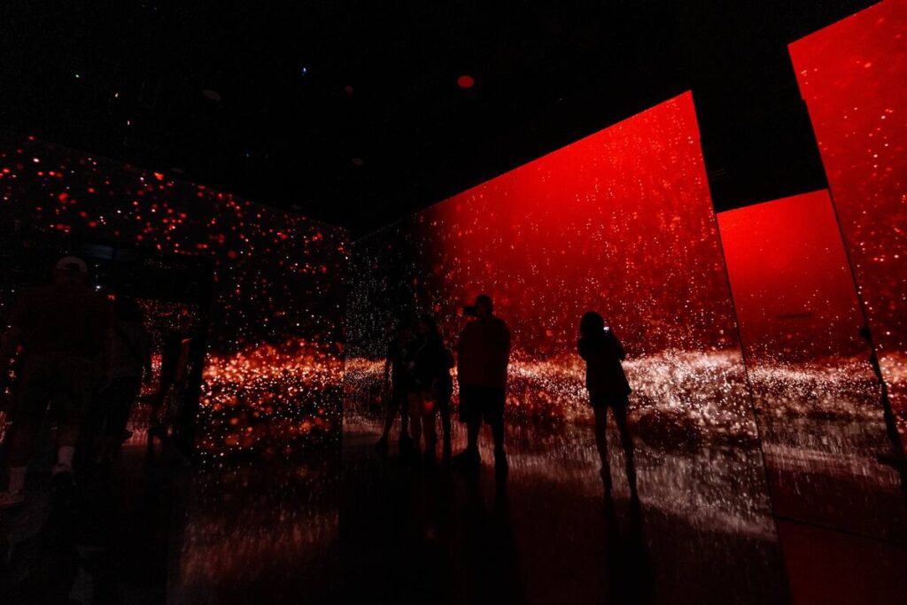 Shown is Arte Museum’s BTS “The City” takeover ends. The immersive museum at 63 CityCente ...