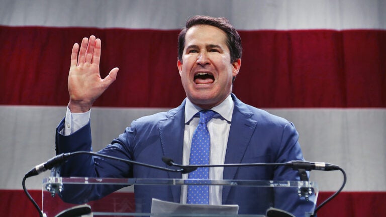 Moulton allegedly knocks phone from questioner’s hand after Platner question