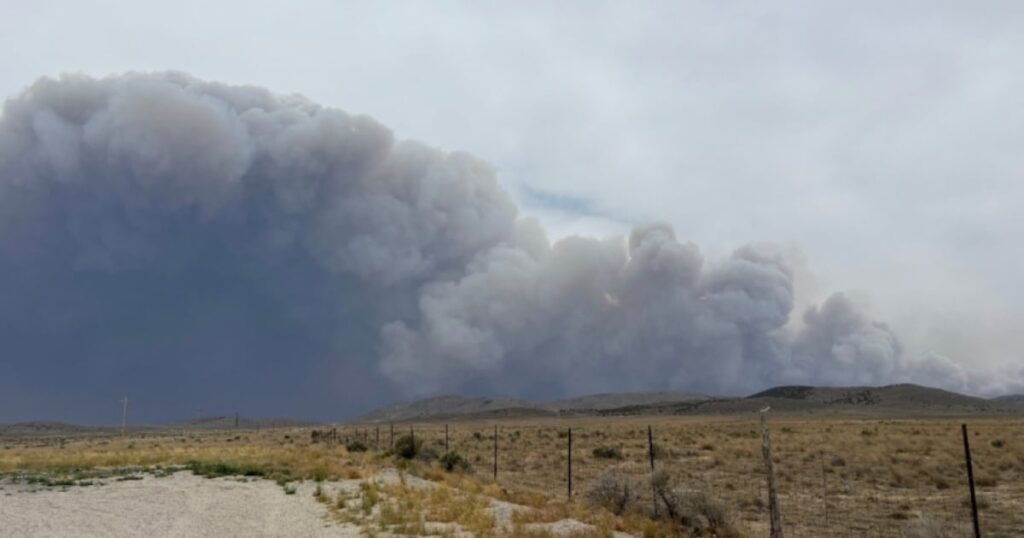 New fires in Juab County merge, burning 20,000 acres and forcing evacuations