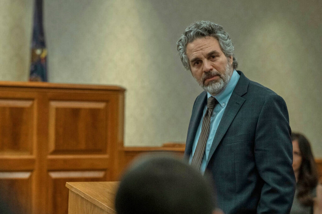 This image released by HBO shows Mark Ruffalo in a scene from "Task." (HBO via AP)