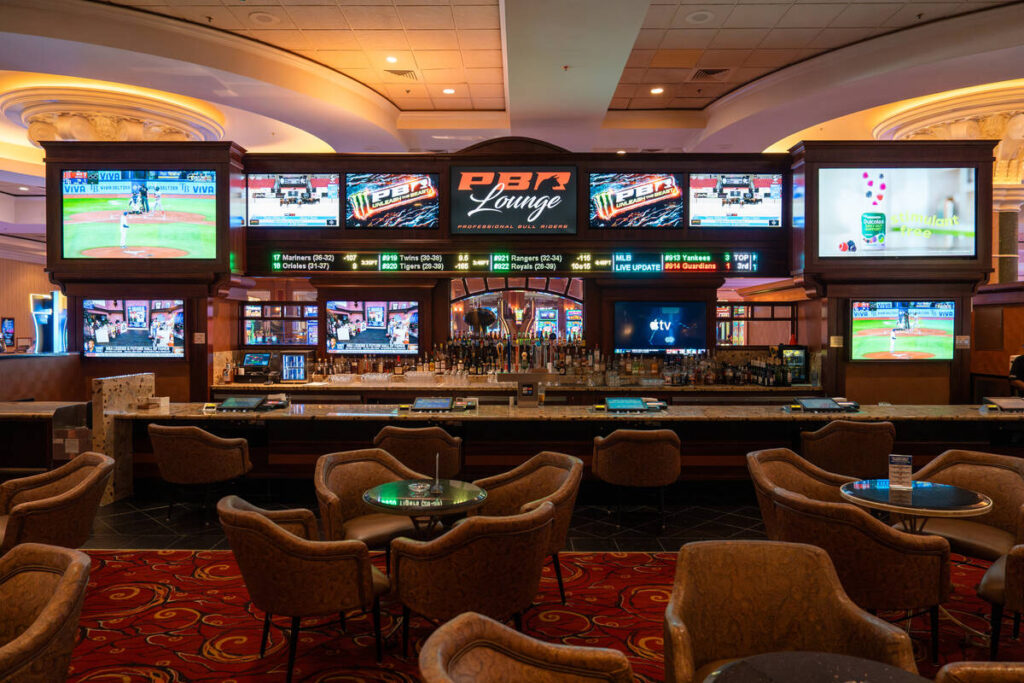 The PBR Lounge at South Point takes its name from Professional Bull Riders. The property has en ...