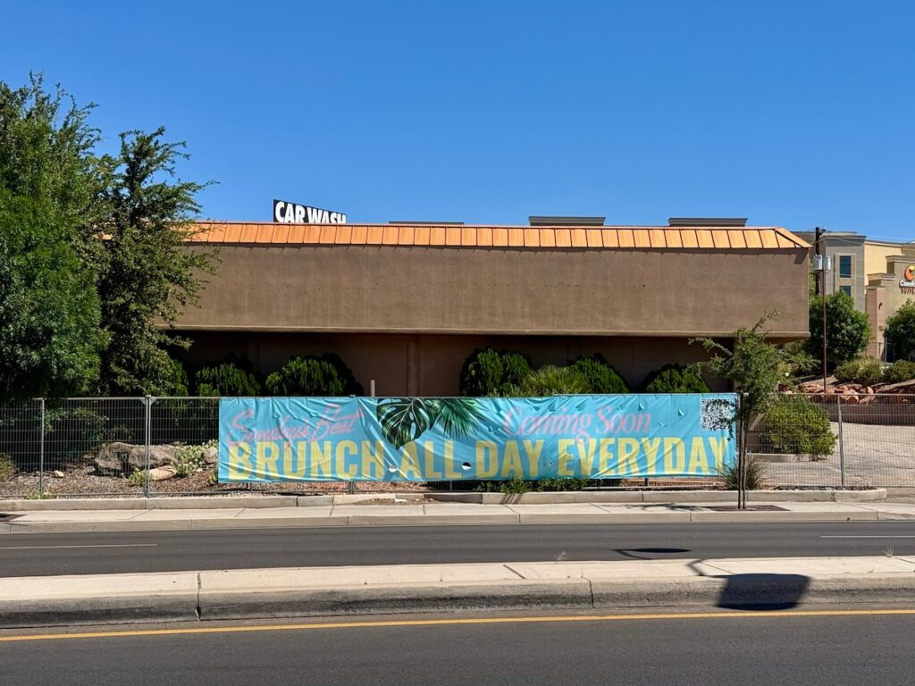Sunday's Best brunch restaurant in St. George, Utah, construction update