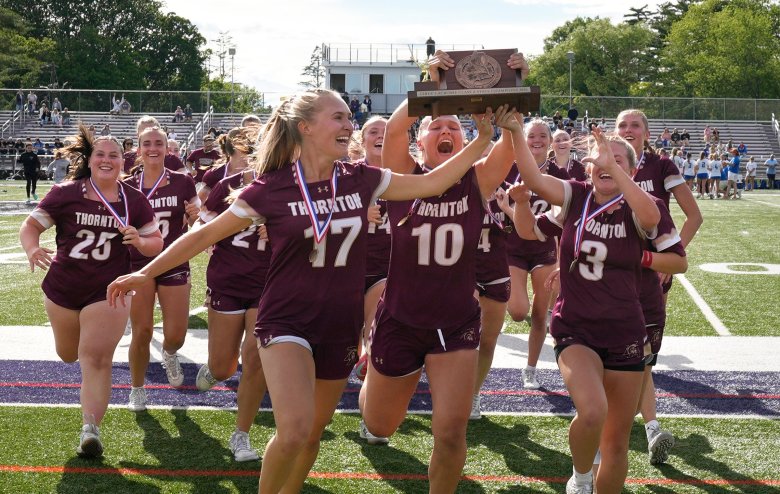 Thornton Academy girls lacrosse tops Kennebunk to claim first state title