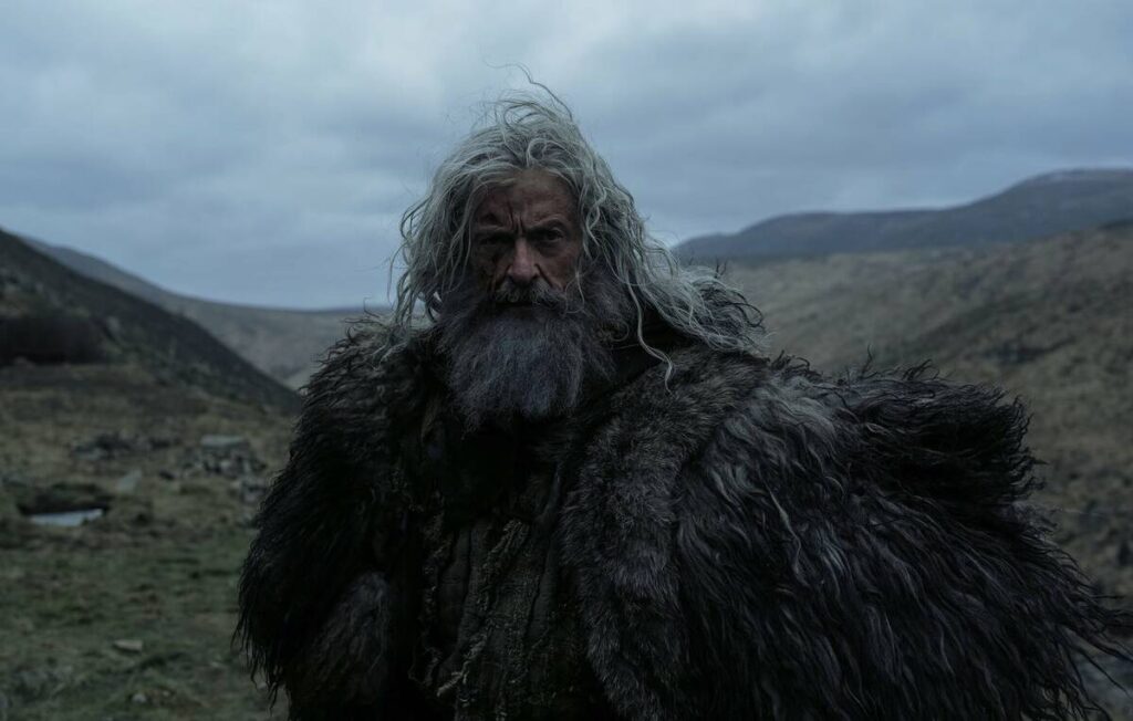 Hugh Jackman in "The Death of Robin Hood." (A24)