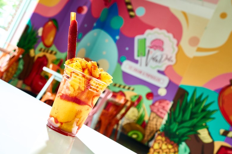 A mangonada at Vida Dulce. Photo by Matt Ramey.