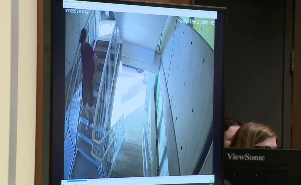 Surveillance videos played in Charlie Kirk killing case, after Tyler Robinson’s lawyers tried to keep them out