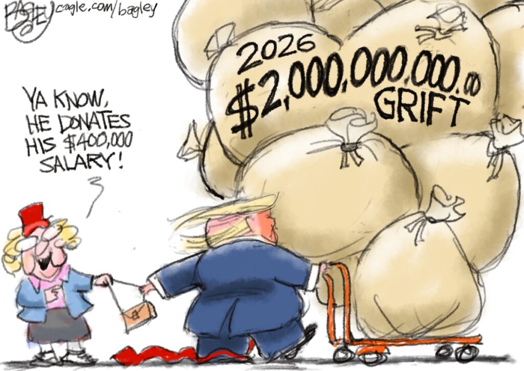 Bagley Cartoon: Commander in Thief