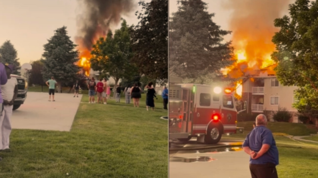 West Jordan apartment complex fire displaces dozens from homes