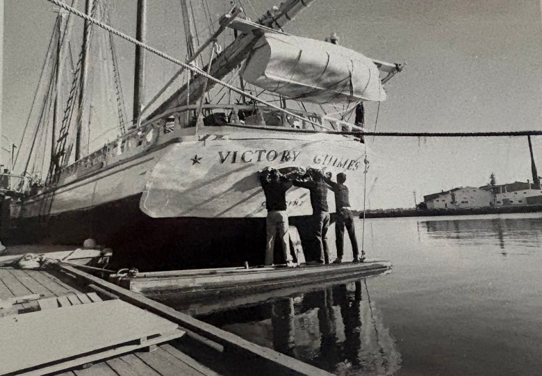 Historical photos capture Maine schooner Victory Chimes