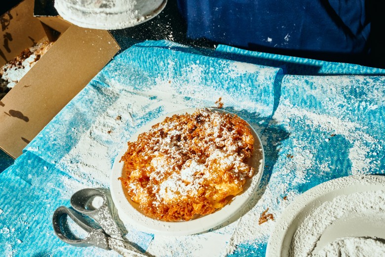Funnel cake. Photos by Matt Ramey.