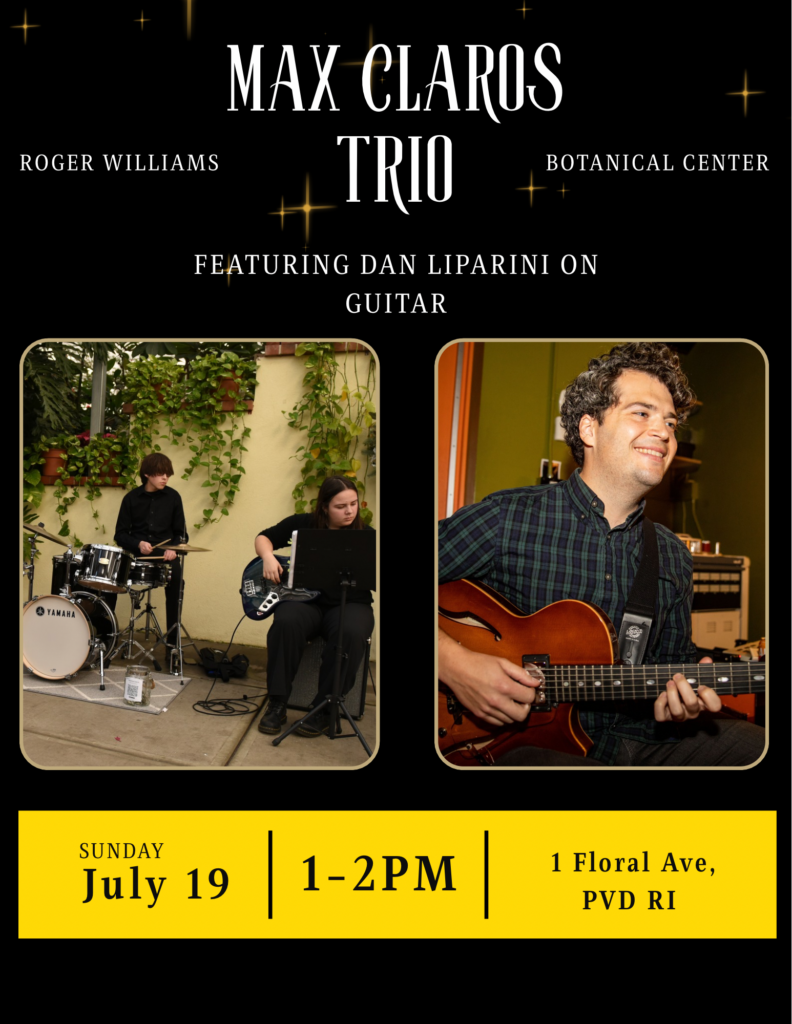 City of Providence Greenhouse Jazz with Max Claros Trio
