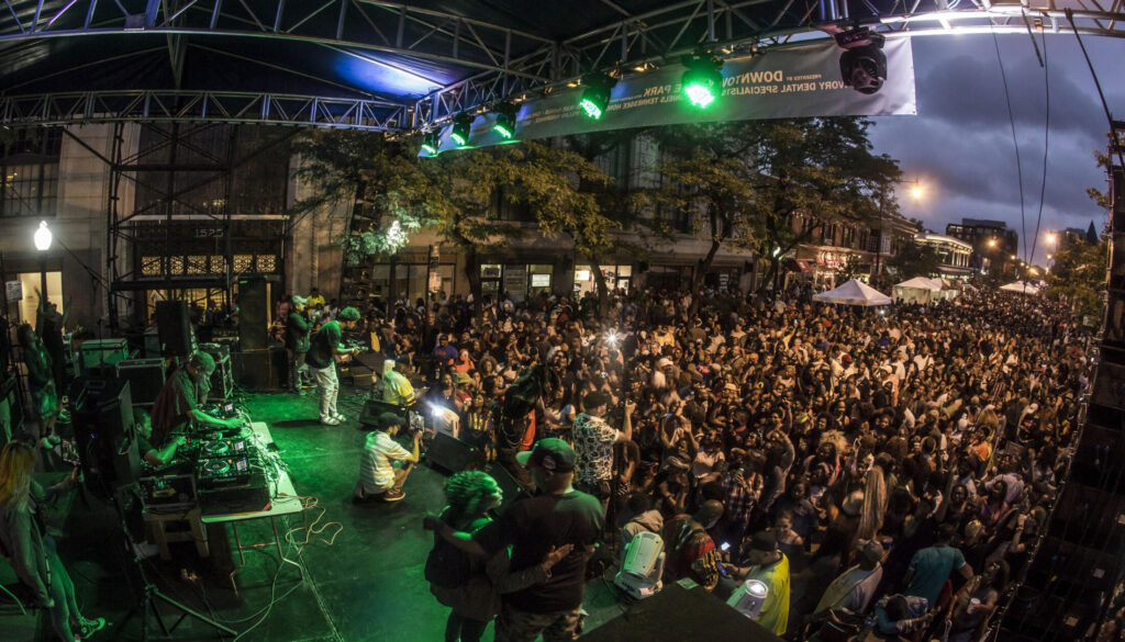 The Silver Room Sound System Block Party