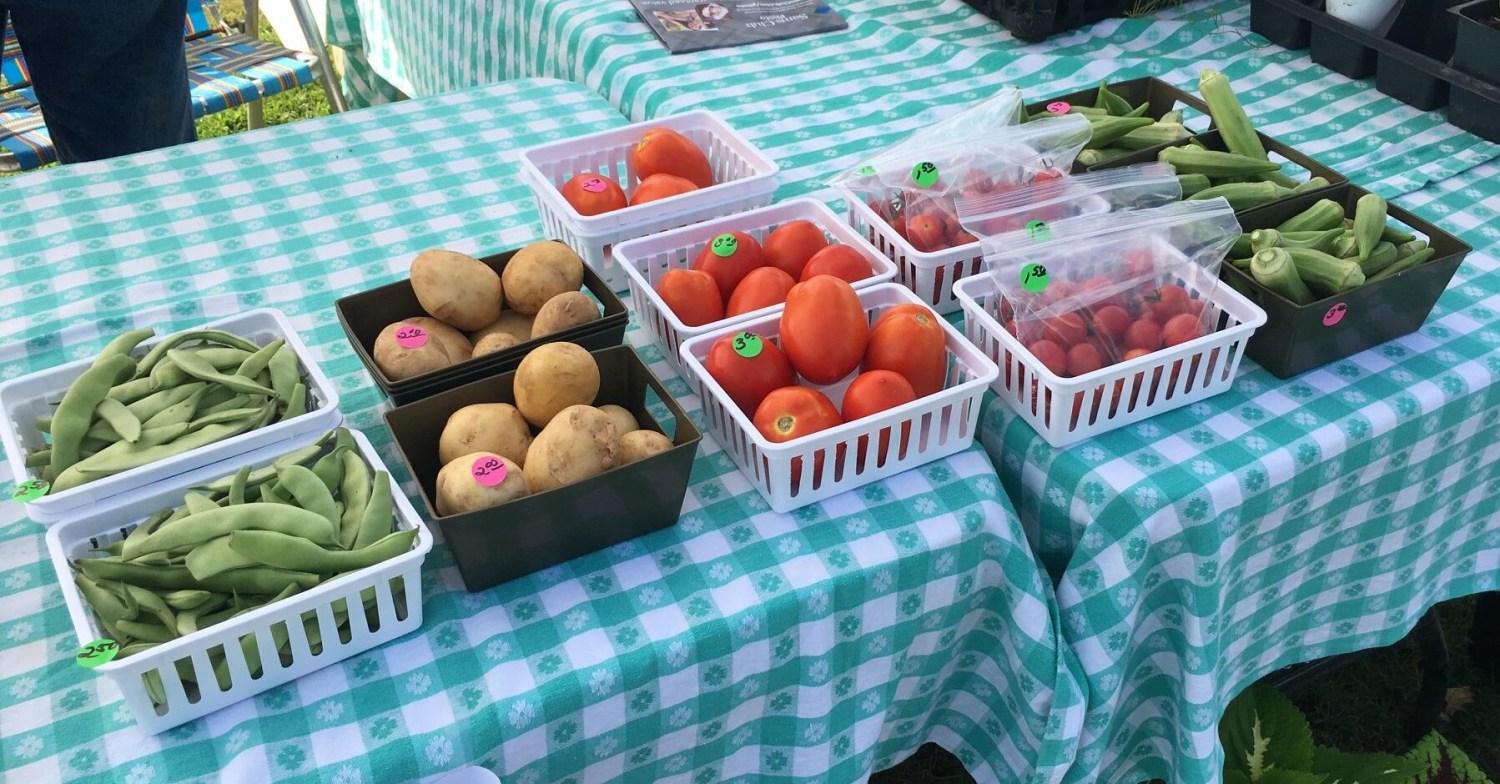 produce at Bessemer Farmers Market