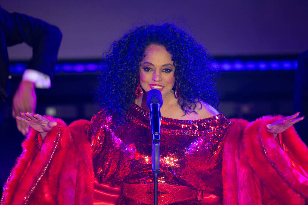 Diana Ross performs in Times Square in New York on New Year's Eve on Wednesday, Dec. 31, 2 ...