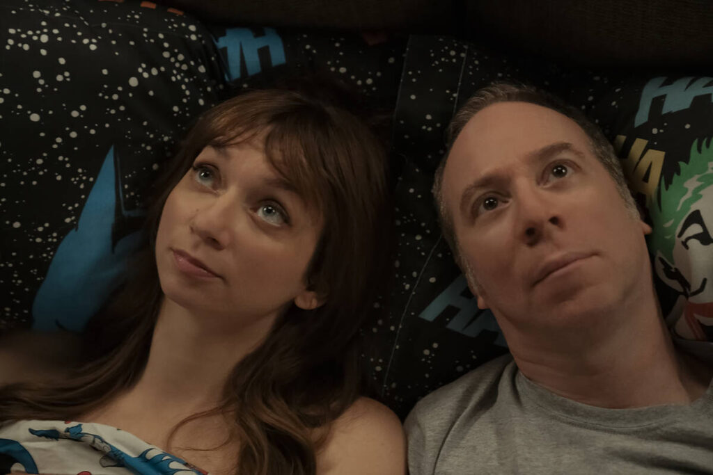 Lauren Lapkus and Kevin Sussman in "Stuart Fails to Save the Universe." (HBO Max)