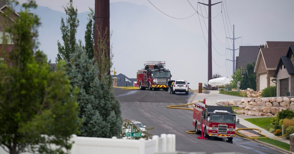 Evacuations ordered, structures threatened in Washington Terrace fire