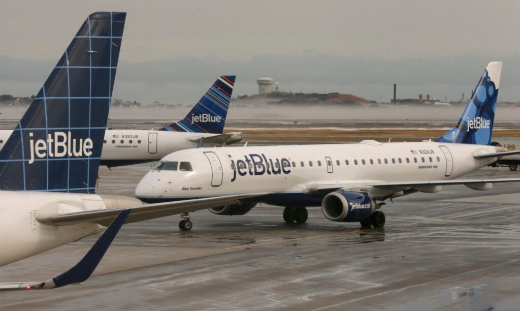 Hundreds of delays, dozens of cancellations at Logan amid heavy rain