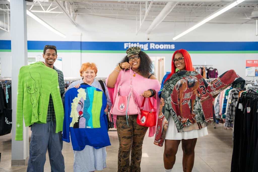 See thrifted looks strut the runway + support a great cause—Aug. 26