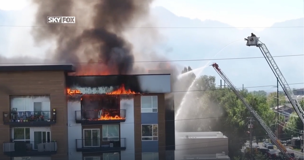 Midvale apartment fire displaces hundreds of residents