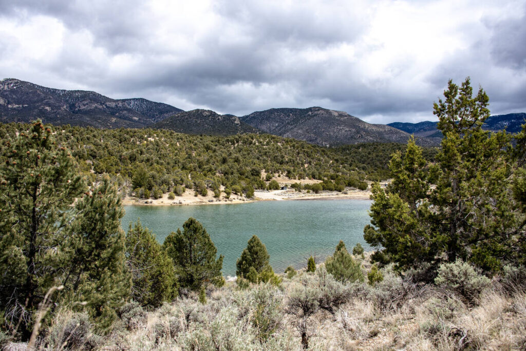 Cave Lake State Park in Nevada is seen in this undated photo. (Nevada Division of State Parks)
